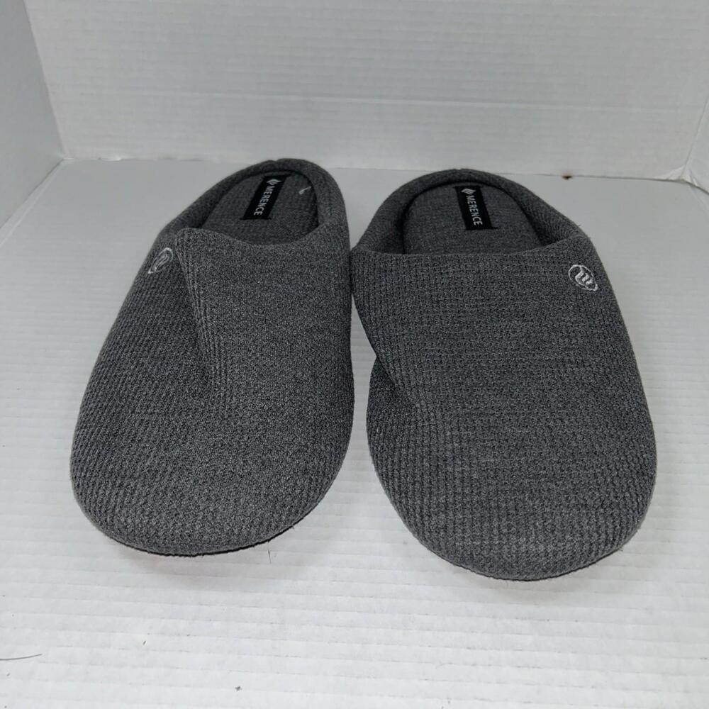MEN'S MERENCE FANTINY FOOTWEAR MEMORY FOAM SLIP ON SLIPPERS Size US 11-12